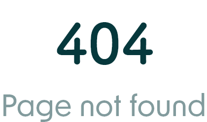 404 Page not found