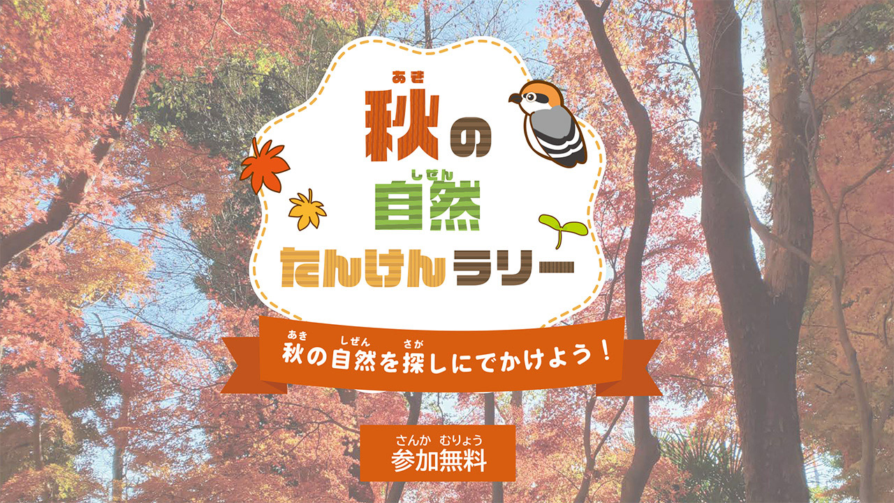秋の自然たんけんラリー(10/14~11/23開催)